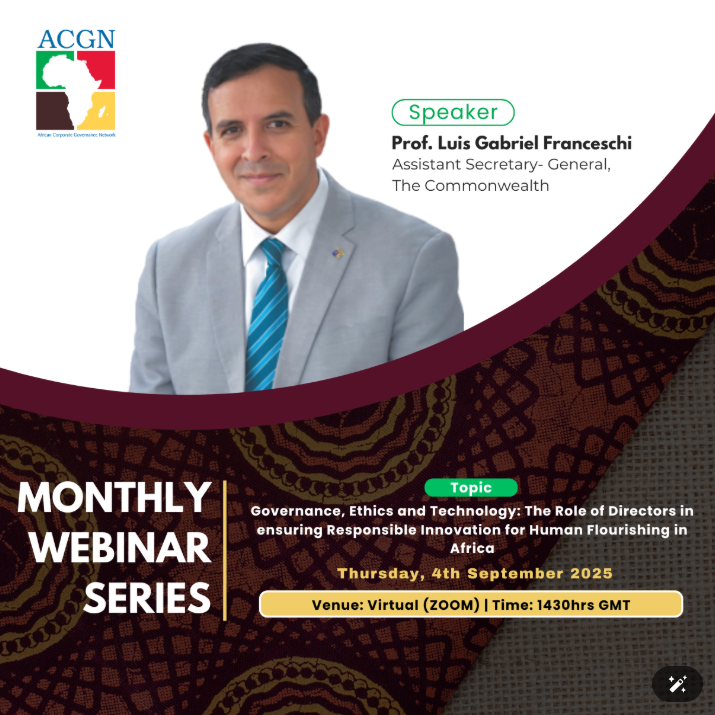 Governance, Ethics and Technology: The Role of Directors in ensuring Responsible Innovation for Human Flourishing in Africa