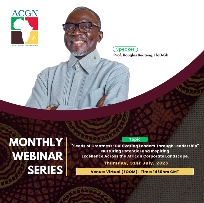 "Seeds of Greatness: Cultivating Leaders Through Leadership" Nurturing Potential and Inspiring Excellence Across the African Corporate Landscape.